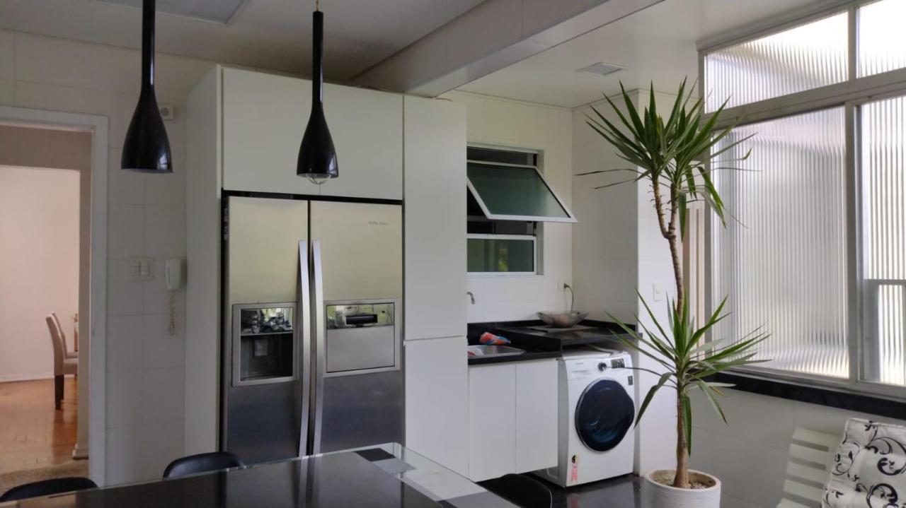 Apartamento Pe Na Areia São Vicente Exterior foto