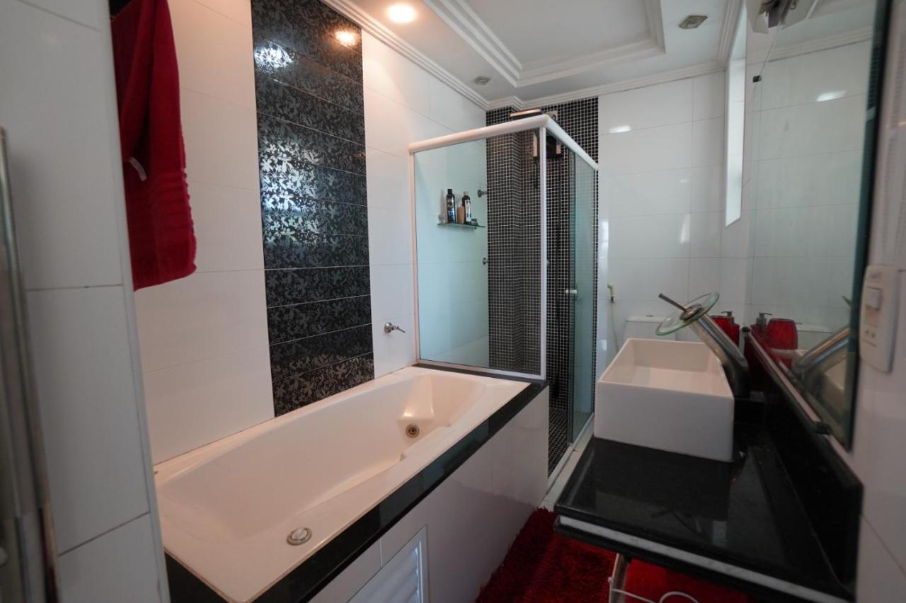 Apartamento Pe Na Areia São Vicente Exterior foto