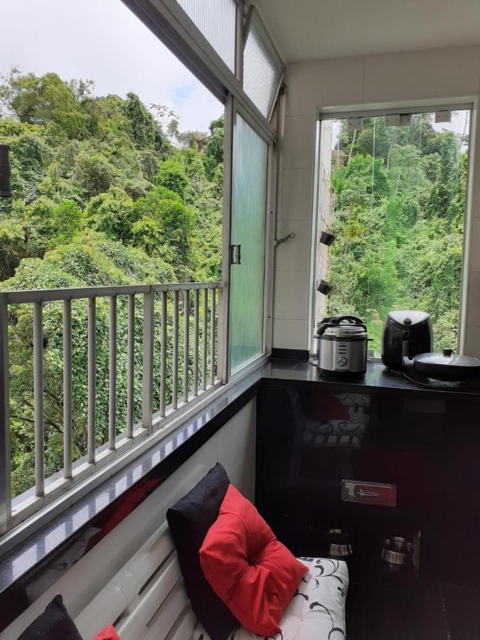 Apartamento Pe Na Areia São Vicente Exterior foto
